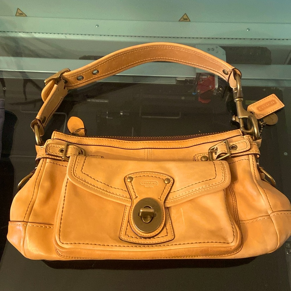 Coach LTD. Edition 65th Anniversary Legacy Tan Vachetta Leather handbag
